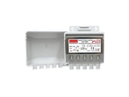 Anténny predzosilňovač  Emme Esse 83516AG, na stožiar, +20dB, DAB(VHF) + UHF s AGC, filtr LTE