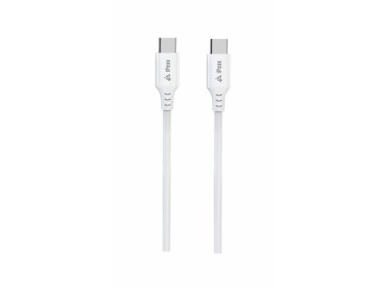 Kábel iPEAX 90010110 USB-C/USB-C 1 m biely