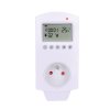 Solight termostaticky spínaná zásuvka, zásuvkový termostat, 230V/16A, režim vykurovania alebo chladenia, rôzne teplotné režimy