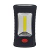 Solight LED svietidlo pracovné, 120+40lm, 3W COB + 3 SMD LED, hák + magnet, 3 x AAA