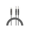 Kábel Jack 3,5mm konektor/2x Jack 6,35mm konektor 1,5m NEDIS COTH23200GY15