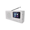 Prenosné rádio EMOS E0091 s Bluetooth, DAB/ DAB+/ FM, biele