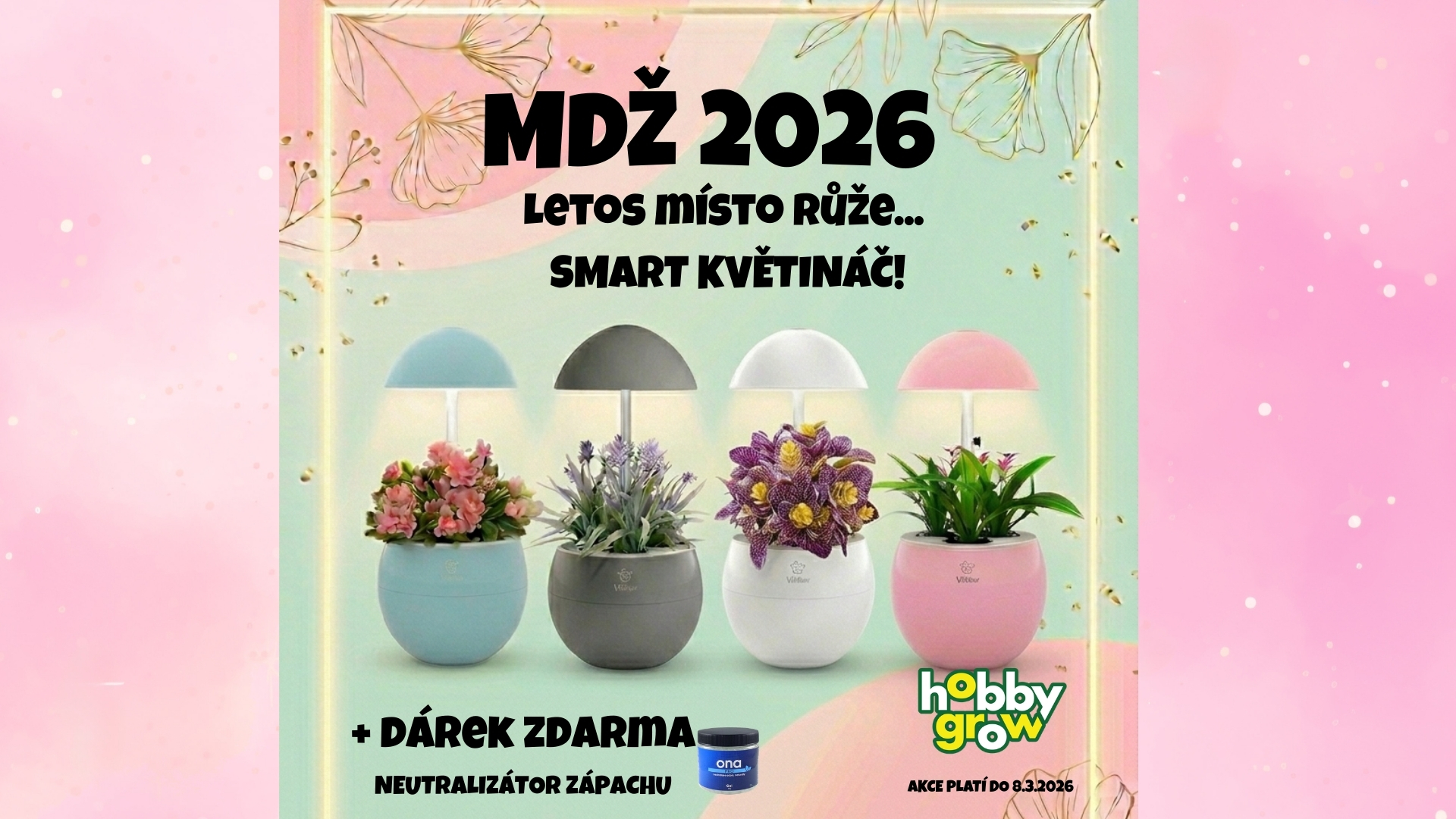 smart kvetinac + ona zdarma