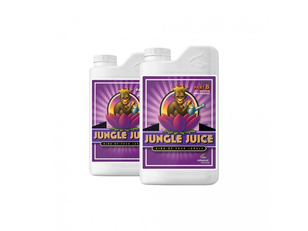 Základní dvousložkové květové hnojivo Jungle Juice 2-part Bloom A+B od Advanced Nutrients, 1l.