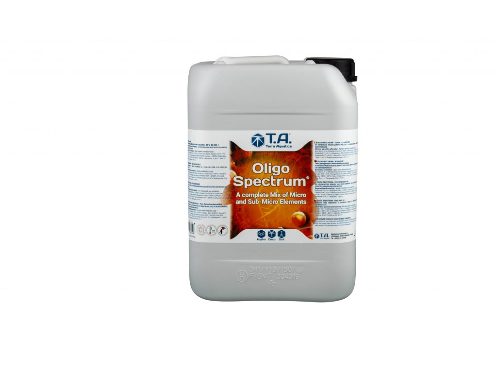 Přípravek s obsahem stopových prvků Oligo Spectrum/Bio Essentials od Terra Aquatica/GHE, 10l.
