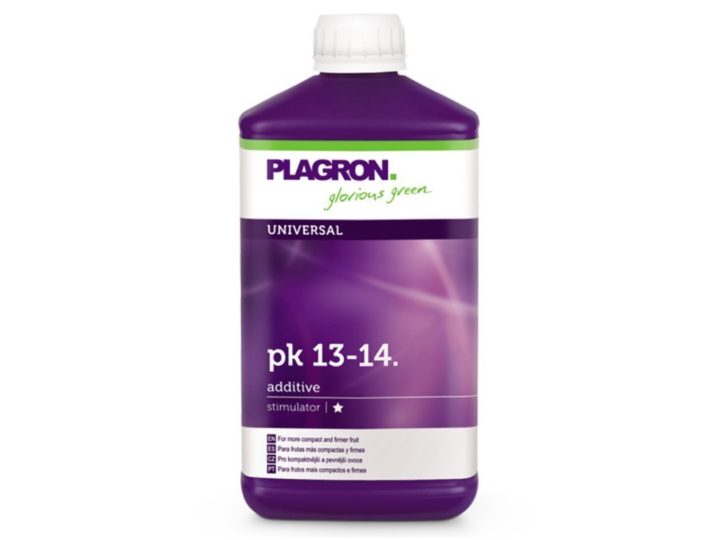 Hnojivo s obsahem fosforu a draslíku PK 13/14 od Plagron, 250ml.