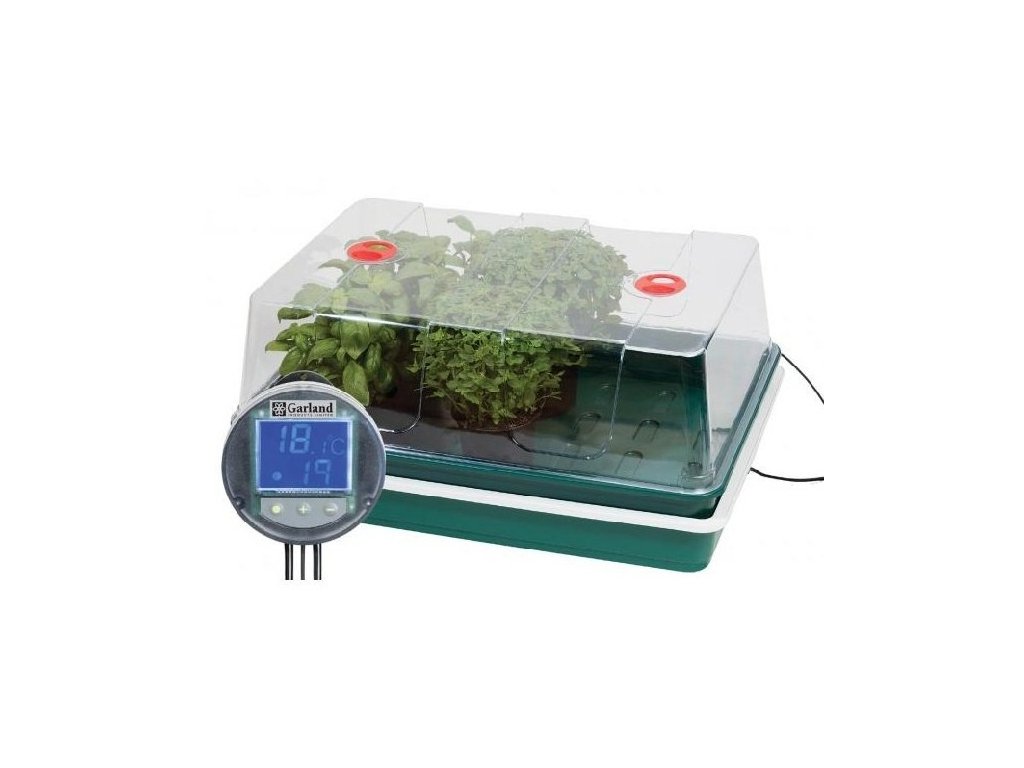 Garland vyhřívaný skleník XL s termostatem, zelený