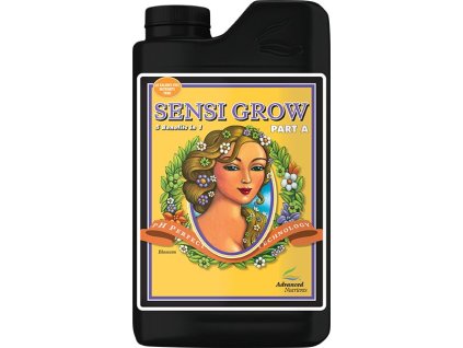 Základní dvousložkové růstové hnojivo Sensi Grow part A od Advanced Nutrients, 1l.