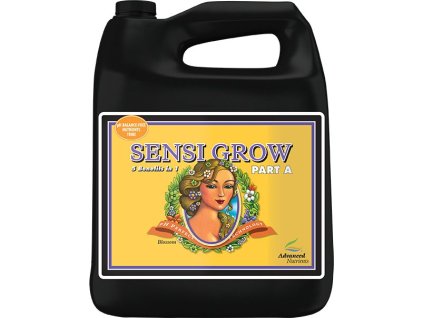 Základní dvousložkové růstové hnojivo Sensi Grow part A od Advanced Nutrients, 4l.