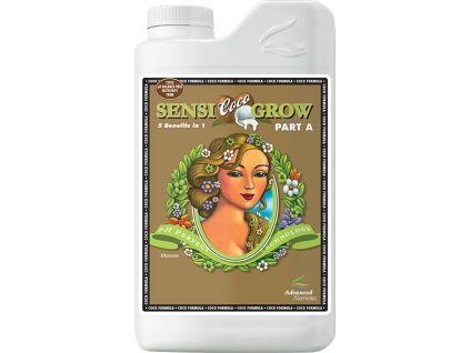Základní růstové hnojivo pro kokosové substráty Sensi Grow Coco part A od Advanced Nutrients, 1l.