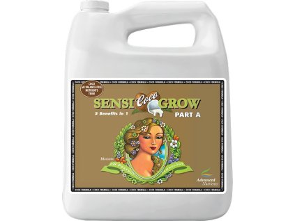 Základní růstové hnojivo pro kokosové substráty Sensi Grow Coco part A od Advanced Nutrients, 4l.