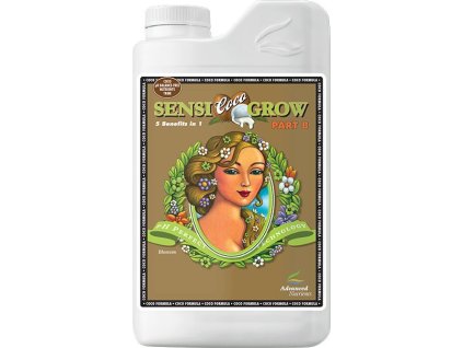 Základní růstové hnojivo pro kokosové substráty Sensi Grow Coco part B od Advanced Nutrients, 1l.