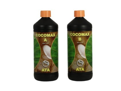 Základní dvousložkové hnojivo pro kokosové substráty Coco Max od Atami, 1l.