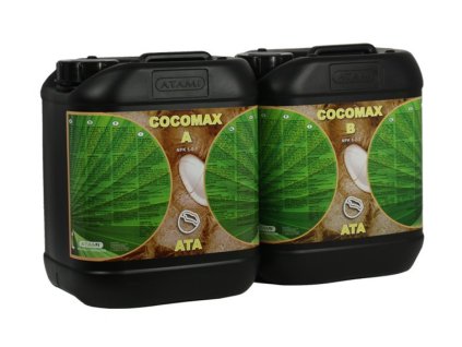Základní dvousložkové hnojivo pro kokosové substráty Coco Max od Atami, 5l.