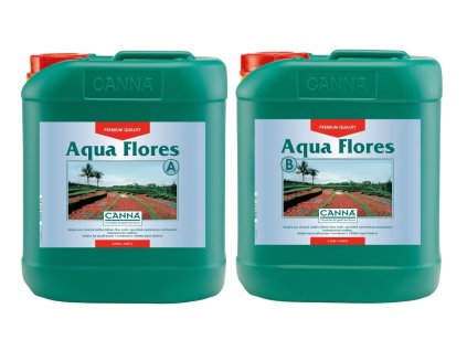 Základní květové hnojivo pro závlahové systémy Canna Aqua Flores A+B od Canna, 5l.