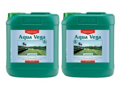 Základní růstové hnojivo pro závlahové systémy Canna Aqua Vega A+B od Canna, 5l.