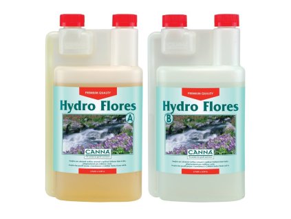 Základní květové hnojivo pro hydroponii na měkkou vodu Canna Hydro Flores od Canna, 1l.