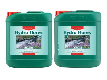 Základní květové hnojivo pro hydroponii na měkkou vodu Canna Hydro Flores od Canna, 5l.