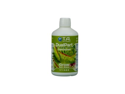 Základní dvousložkové růstové hnojivo pro měkkou vodu Dual Part Grow/Flora Duo Grow od Terra Aquatica/GHE, 500ml.