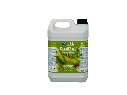 Základní dvousložkové růstové hnojivo pro měkkou vodu Dual Part Grow/Flora Duo Grow od Terra Aquatica/GHE, 5l.