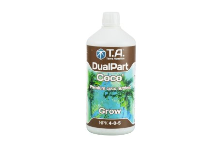 Dvousložkové růstové hnojivo pro kokosové substráty Dual Part Coco Grow/Flora Coco Grow od Terra Aquatica/GHE, 1l.
