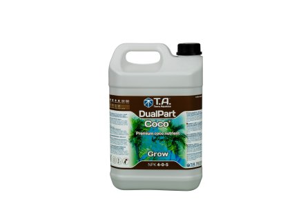 Dvousložkové růstové hnojivo pro kokosové substráty Dual Part Coco Grow/Flora Coco Grow od Terra Aquatica/GHE, 5l.