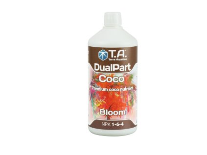 Dvousložkové květové hnojivo pro kokosové substráty Dual Part Coco Bloom/Flora Coco Bloom od Terra Aquatica/GHE, 1l.
