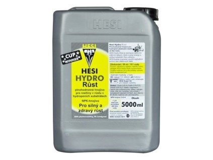 Základní růstové hnojivo pro hydroponické systémy od Hesi, 5l.