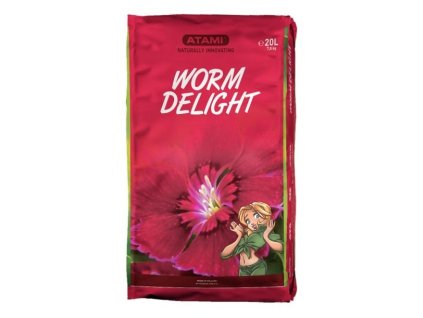 Půdní doplněk z žížalího trusu pro smíchaní s pěstebním substrátem, Worm Delight od Atami.