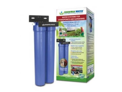 Vodní filtr jako přídavný filtr k reverzní osmóze o průtoku 480l/h, Growmax.