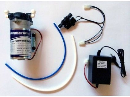 Přídavná pumpa pro zvýšení tlaku v reverzní osmóze, Pump Kit High Flow od Growmax.