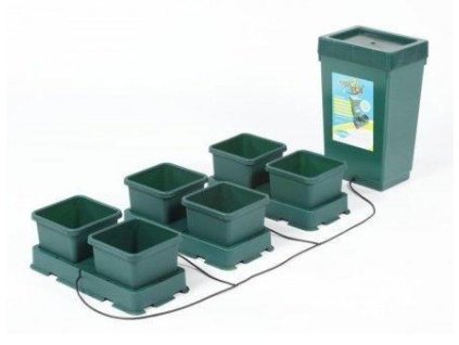 Samozavlažovací systém s 6 květníky a 47l nádrží, Easy2Grow 6 od Autopot.