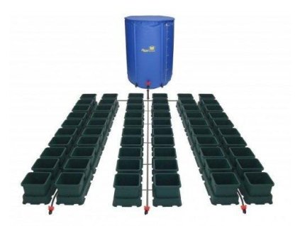 Samozavlažovací systém s 60 květníky a 400l skládací nádrží, Easy2Grow 60 od Autopot.