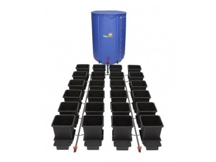 Samozavlažovací systém pro 24 rostlin a rozkládací 400l nádrží, 1POT Autopot.