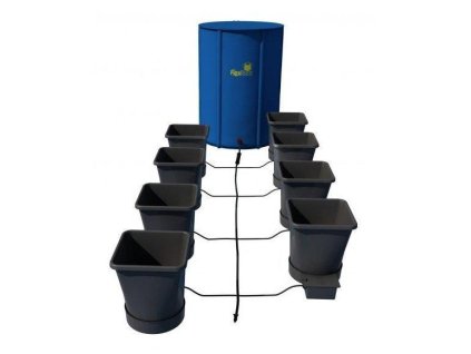 Samozavlažovací systém pro 8 rostlin a rozkládací 100l nádrží, Autopot.