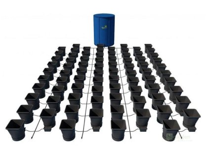 Samozavlažovací systém pro 80 rostlin a rozkládací 750l nádrží, Autopot.