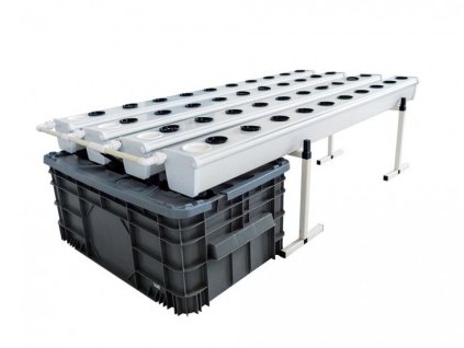 Aeroponický systém pro 40 rostlin, GrowStream od General Hydroponics/ Terra Aquatica.