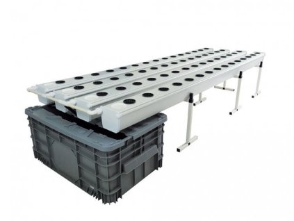 Aeroponický systém pro 60 rostlin, GrowStream od General Hydroponics/ Terra Aquatica.