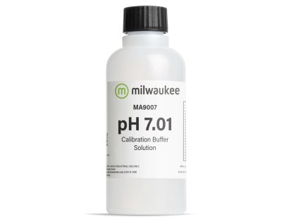 Kalibrační roztok pro pH metry, pH 7,01 s objemem 230ml od Milwaukee.