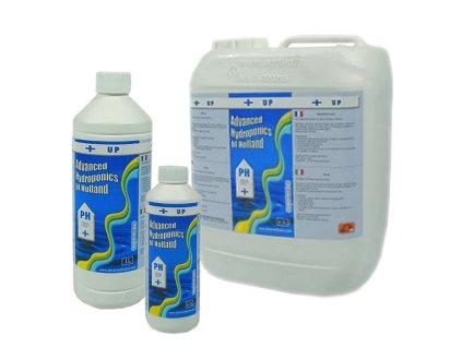 Hydroxid draselný 30% pro zvýšení pH v zálivce, pH Up 5L od Advanced Hydroponics.