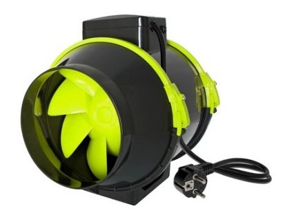 Dvourychlostní odtahový ventilátor s průtokem vzduchu až 187m3/h, TT100 od Garden HIGHPRO.