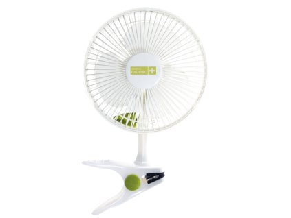 Klipsnový cirkulační ventilátor o průměru 15cm a výkonu 15W, Clipfan od Garden HIGHPRO.