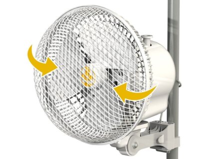 Dvourychlostní klipsnový oscilační ventilátor o průměru 21cm, Monkey Fan od Secret Jardin.