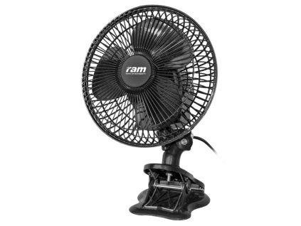 Klipsnový cirkulační ventilátor o průměru 18cm a výkonu 20W, RAM.