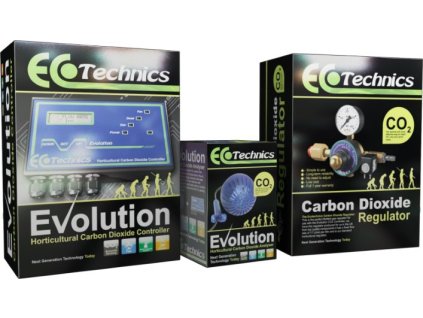 Kit řídící jednotky, elektromagnetického ventilu a sondy k dávkování CO2, Ecotechnics.