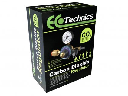 Elektromagnetický ventil pro spínání CO2 z tlakové láhve, Carbon Dioxide Regulator od Ecotechnics.