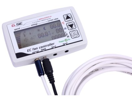 Regulace s LCD displayem pro ovládání dvou ventilátorů s EC motorem, GSE.