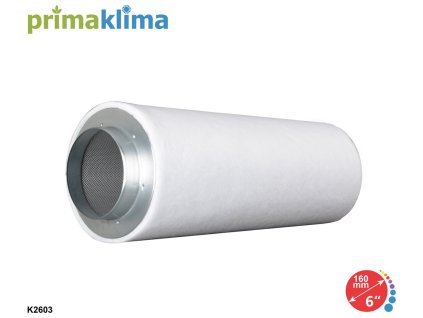 Uhlíkový filtr s průtokem vzduchu 700m3/h a na průměr hadice 160mm, K2603160 od Prima Klima.