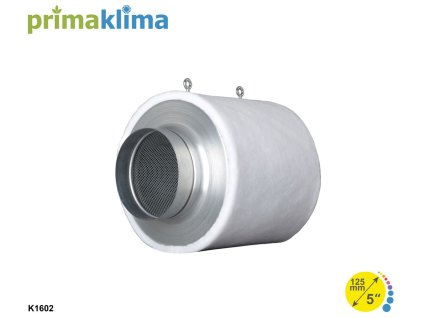 Uhlíkový filtr s průtokem vzduchu 240m3/h a na průměr hadice 125mm, K1602 od Prima Klima.