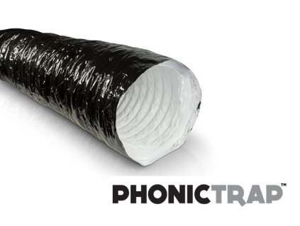 Odhlučněná vzduchová hadice o průměru 102mm a délce 5m, Phonictrap.
